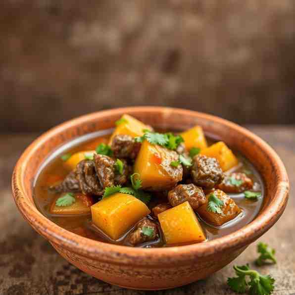 Peruvian Tripe Stew (Cau Cau)